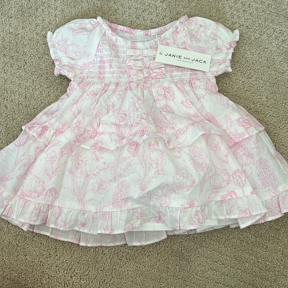 NWT Janie and Jack Easter dress 3-6m